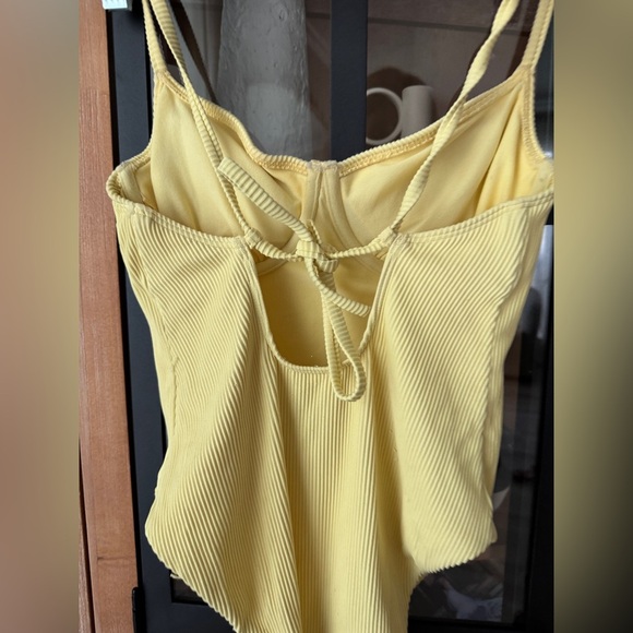 Roxy one piece swimsuit ribbed cup underwire textured crinkle butter love muse - Picture 9 of 12